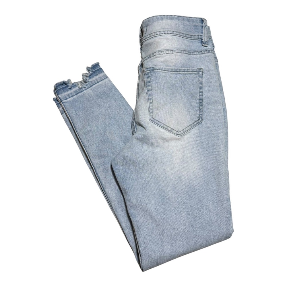 Free People Raw Hem Light Wash Skinny Jeans Women's 30 (Fits 29x26.5)